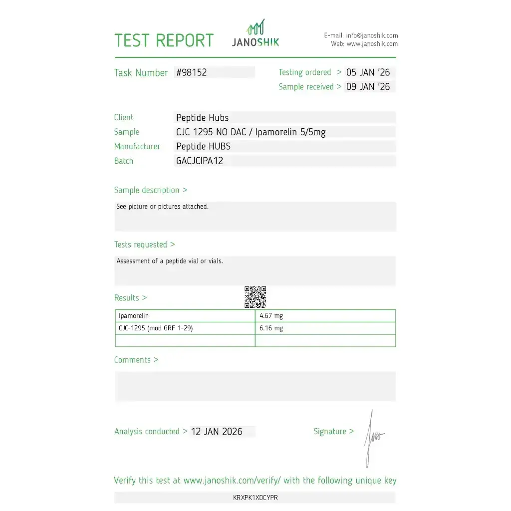 CJC-1295 5 mg/Ipamorelin 5 mg