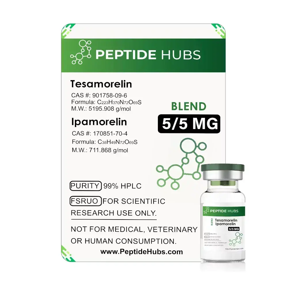 Tesamorelin 5 mg/Ipamorelin 5 mg