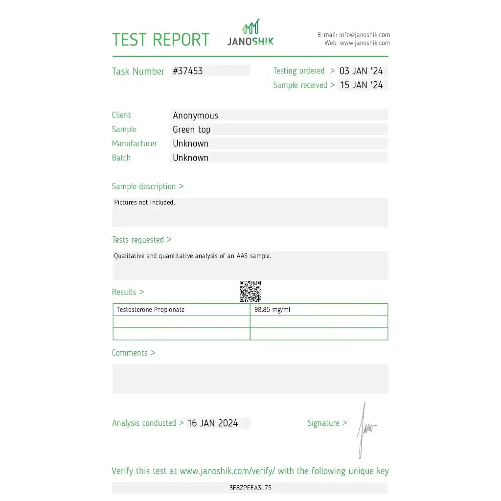 Testosterone Propionate 100 mg