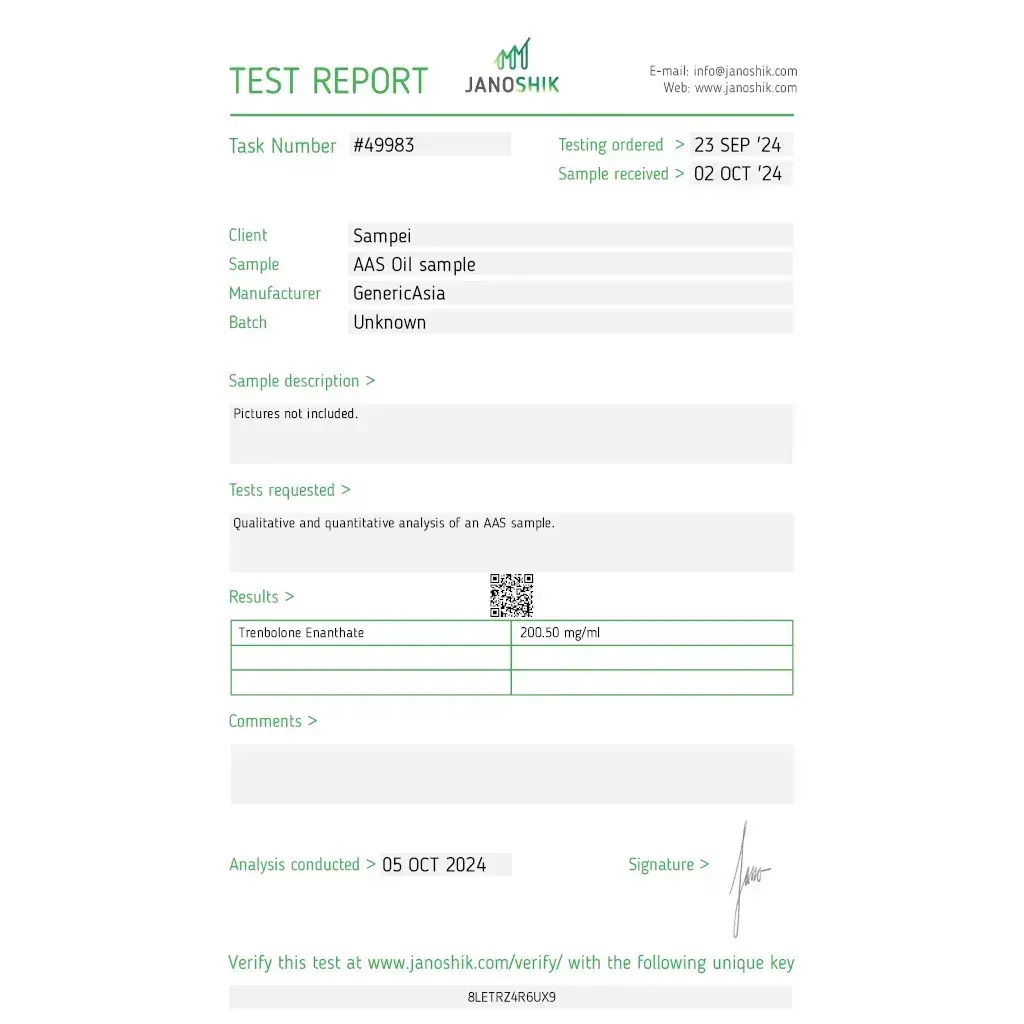 Trenbolone Enanthate 200 mg